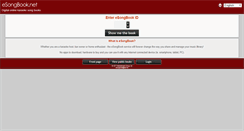 Desktop Screenshot of esongbook.net